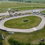 Aerial view of the track.